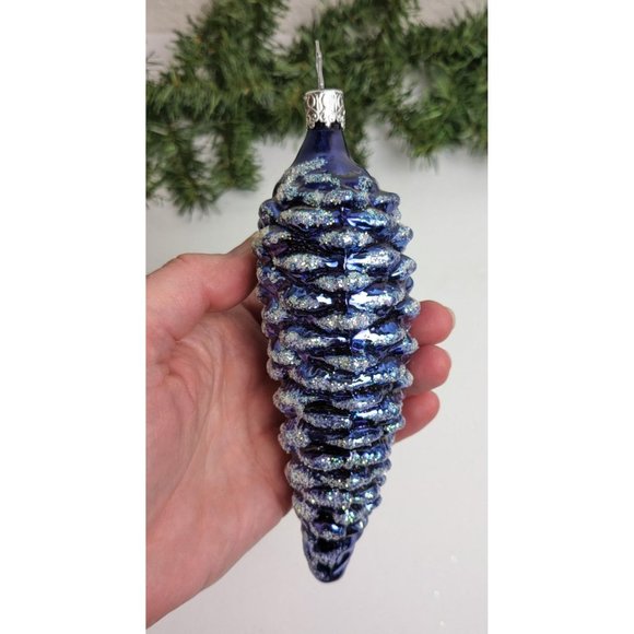 Large Pinecone Inge Glas Retired Old World Christmas Ornament - Picture 3 of 6